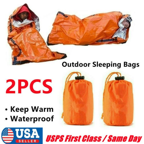 2pcs emergency sleeping - sleeping, bags